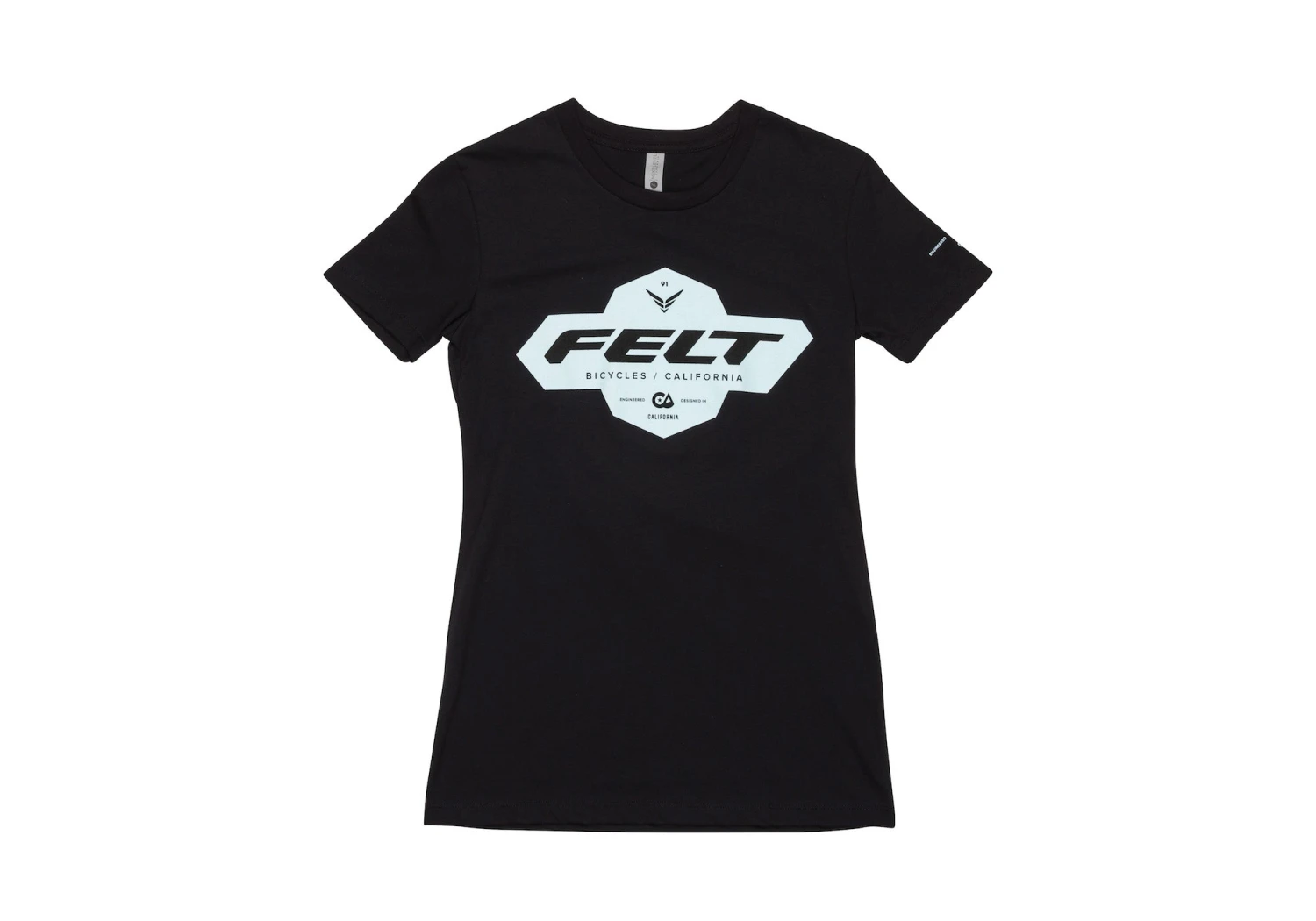 Felt Bicycles Felt Brand Black T-Shirt | Women's 3 Felt Bicycles Felt Brand Black T-Shirt | Women's