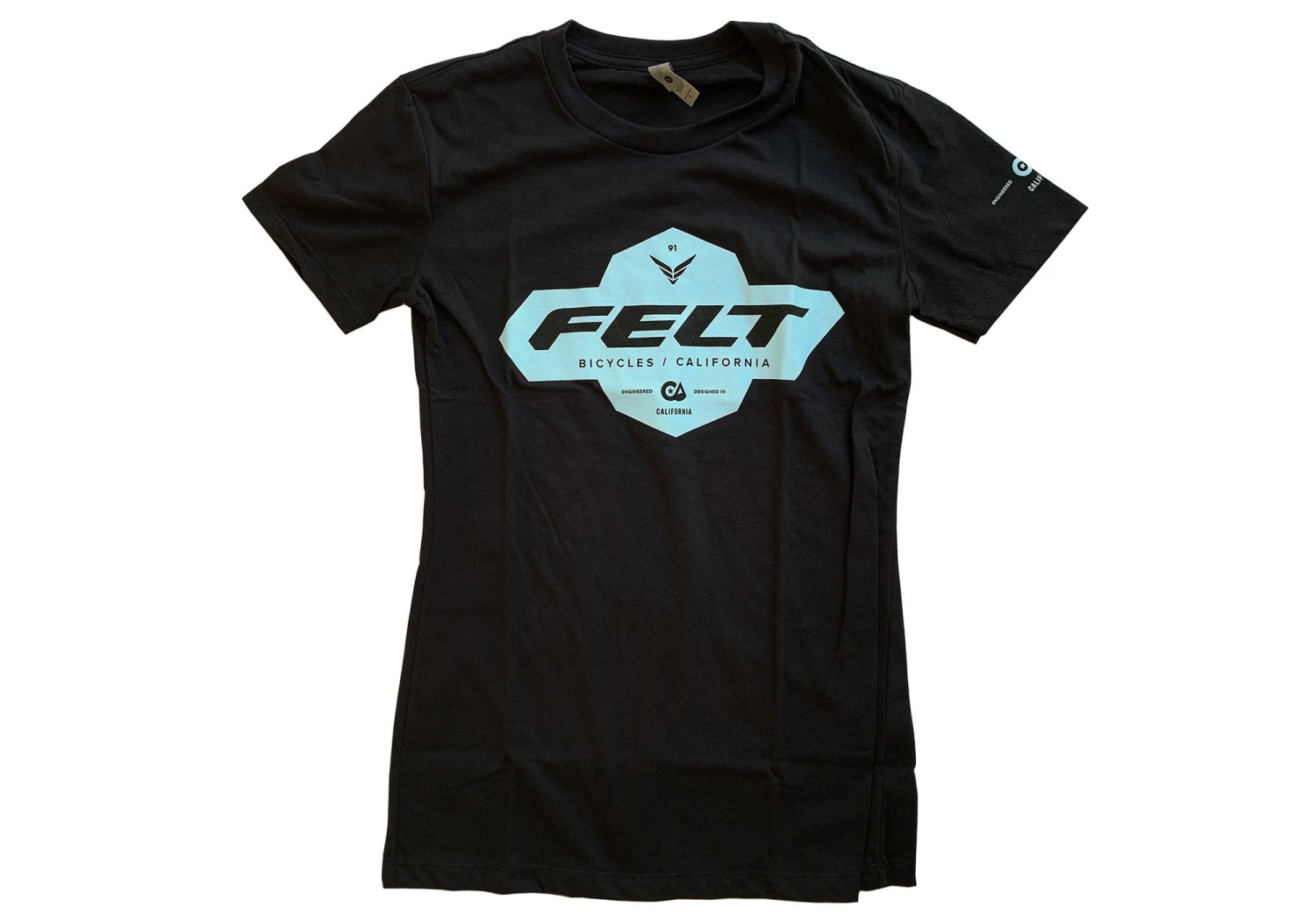 Felt Bicycles Felt Brand Black T-Shirt | Women's 4 Felt Bicycles Felt Brand Black T-Shirt | Women's - Image 2