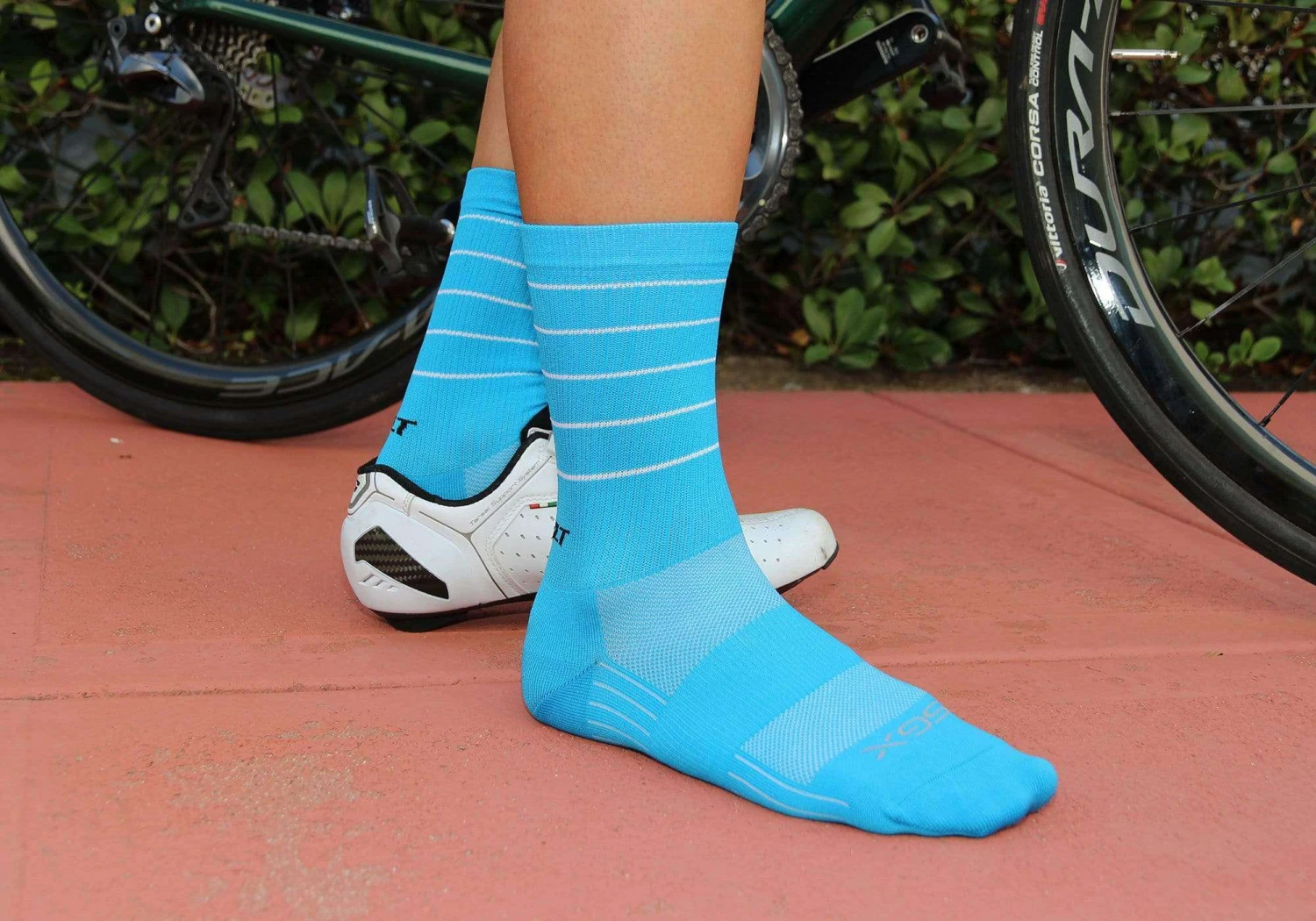 Felt Bicycles Felt 6" Socks - Hi-Vis Blue 3 Felt Bicycles Felt 6" Socks - Hi-Vis Blue