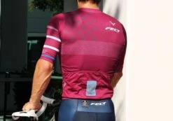 Felt Bicycles Felt Short-Sleeve Jersey Wine | Men's 10 Felt Bicycles Felt Short-Sleeve Jersey Wine | Men's -Felt Bicycles Shop burgandy jersey rear