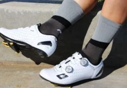 Felt Bicycles Felt 6" Socks - Black -Felt Bicycles Shop grey sock 2